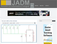 Tablet Screenshot of jadm.com.ar